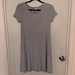 Old navy striped jersey swing dress